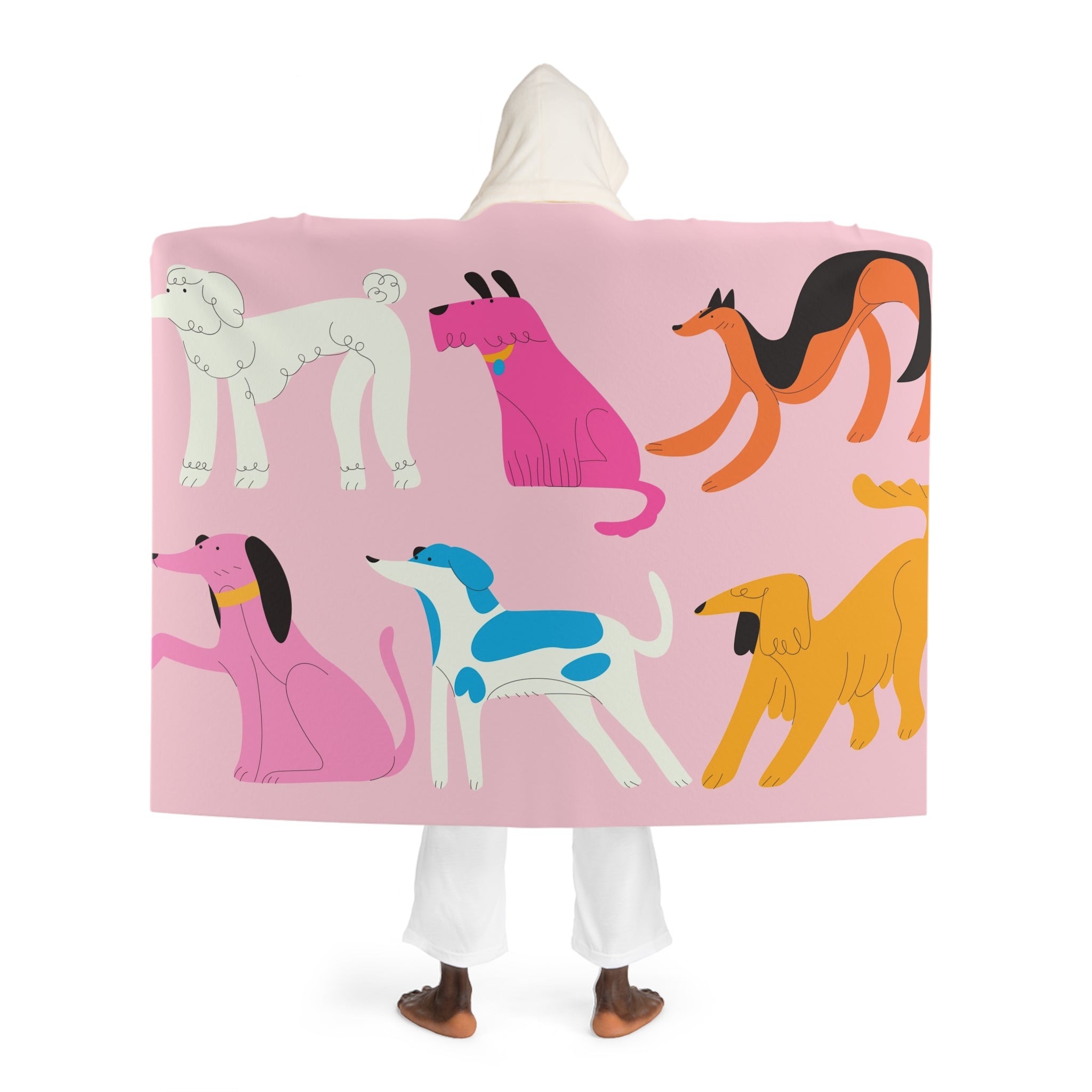Hooded Sherpa Fleece Blanket