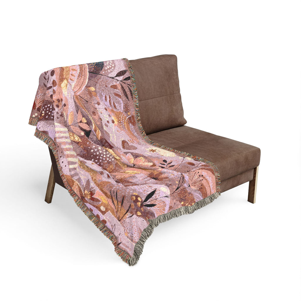 Cotton Cool Comfy Woven Blanket — Lightweight Breathable Throw