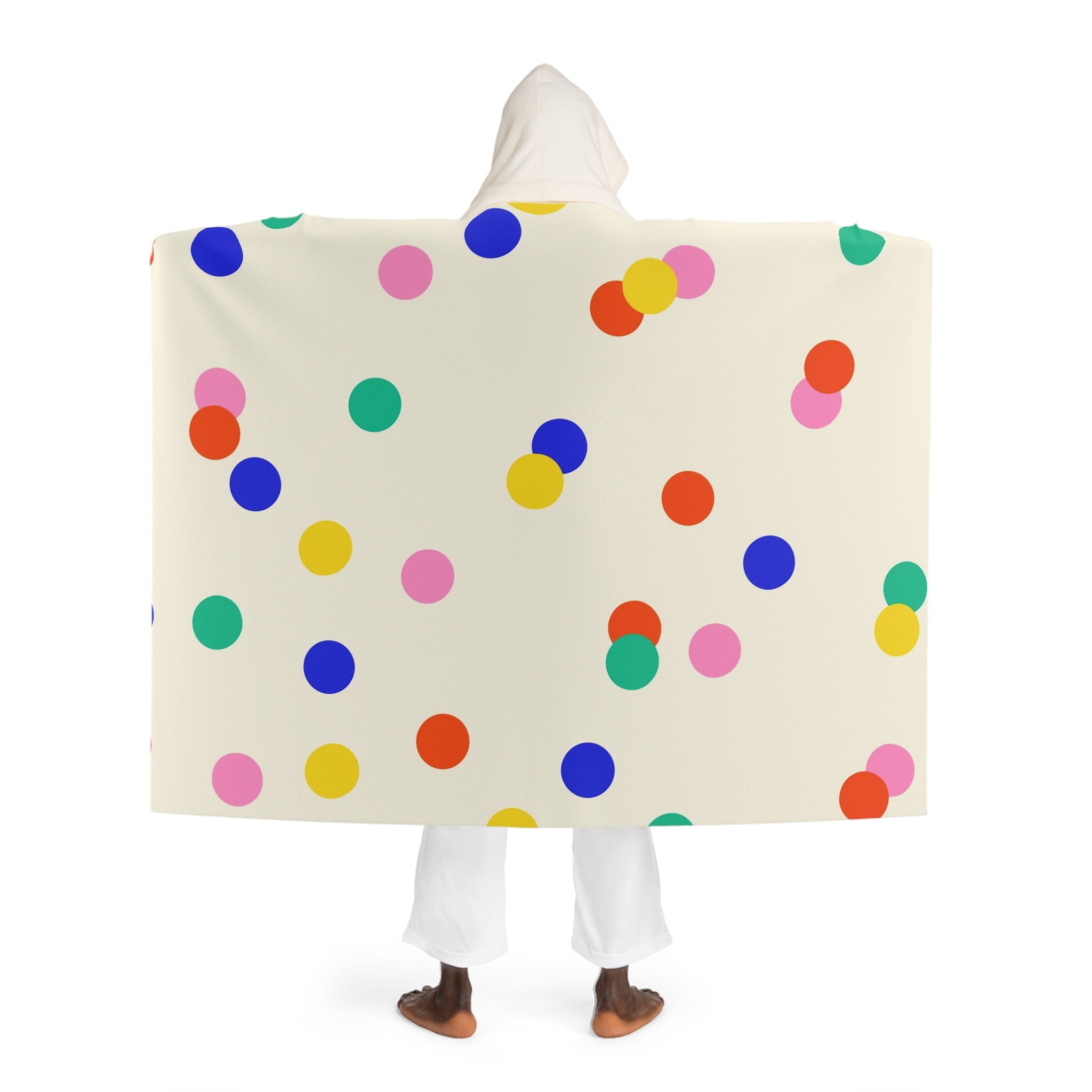 Hooded Sherpa Fleece Blanket