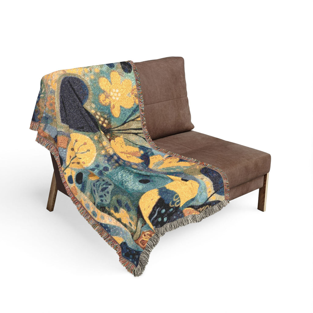Cotton Woven Blanket — Soft 100% Cotton with Original Print
