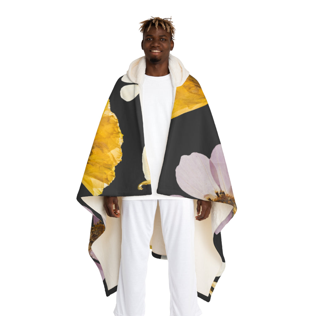 Hooded Sherpa Fleece Blanket