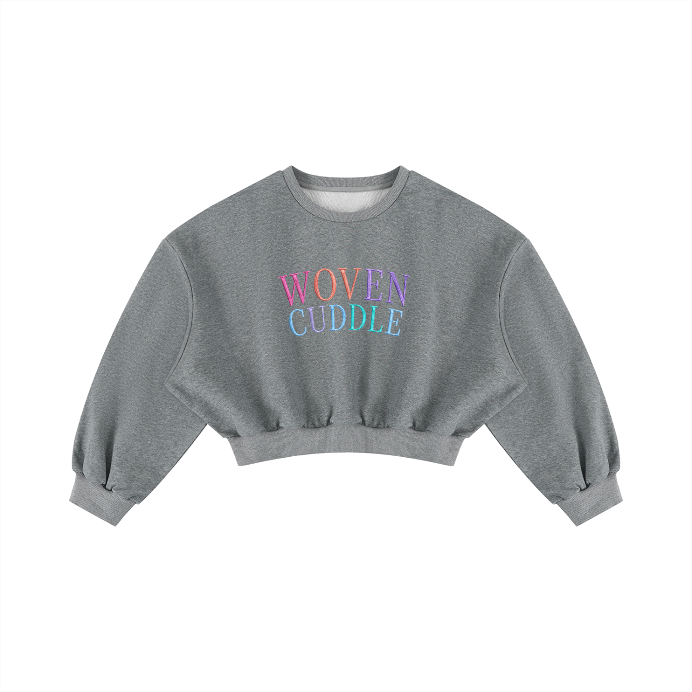 Women's Boxy Cropped Crewneck Sweatshirt