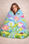 Flower love Sherpa Fleece Blanket