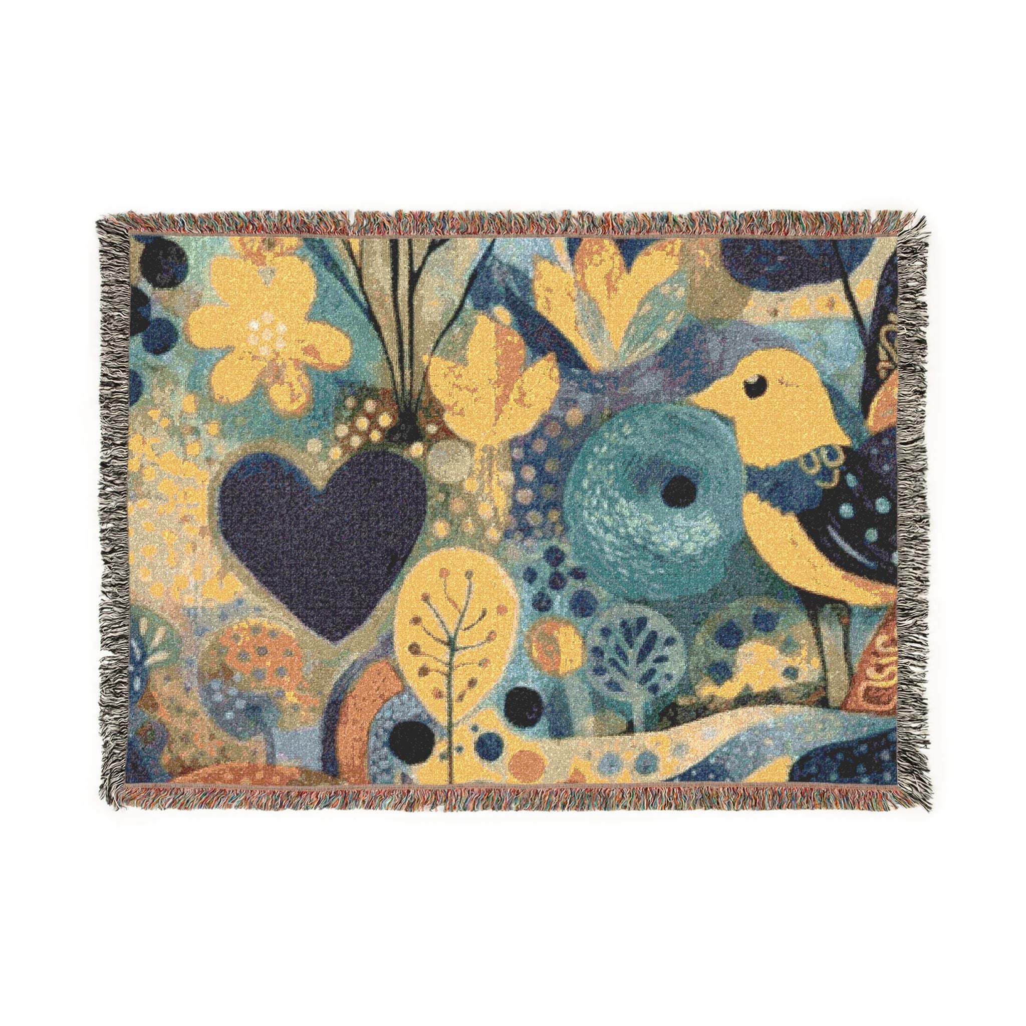 Cotton Woven Blanket — Soft 100% Cotton with Original Print