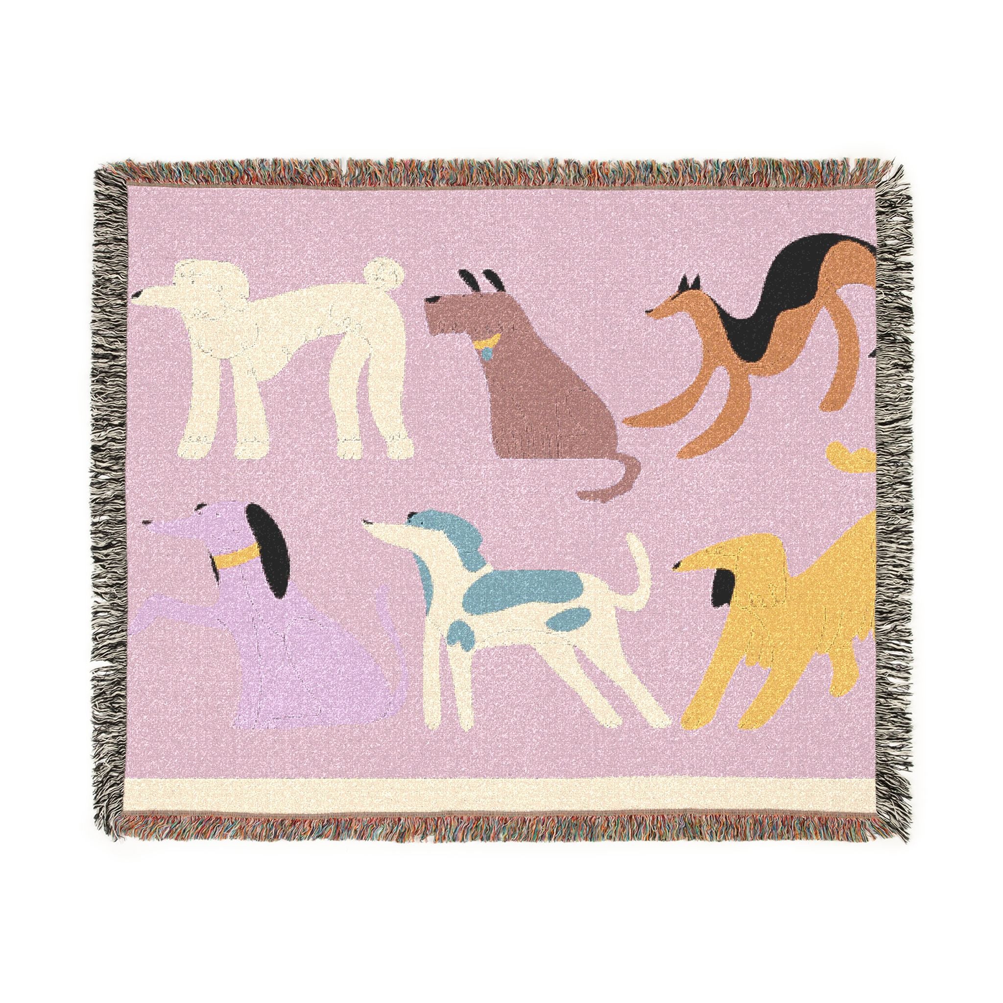 Cotton Woven Blanket — Soft 100% Cotton with Original Print