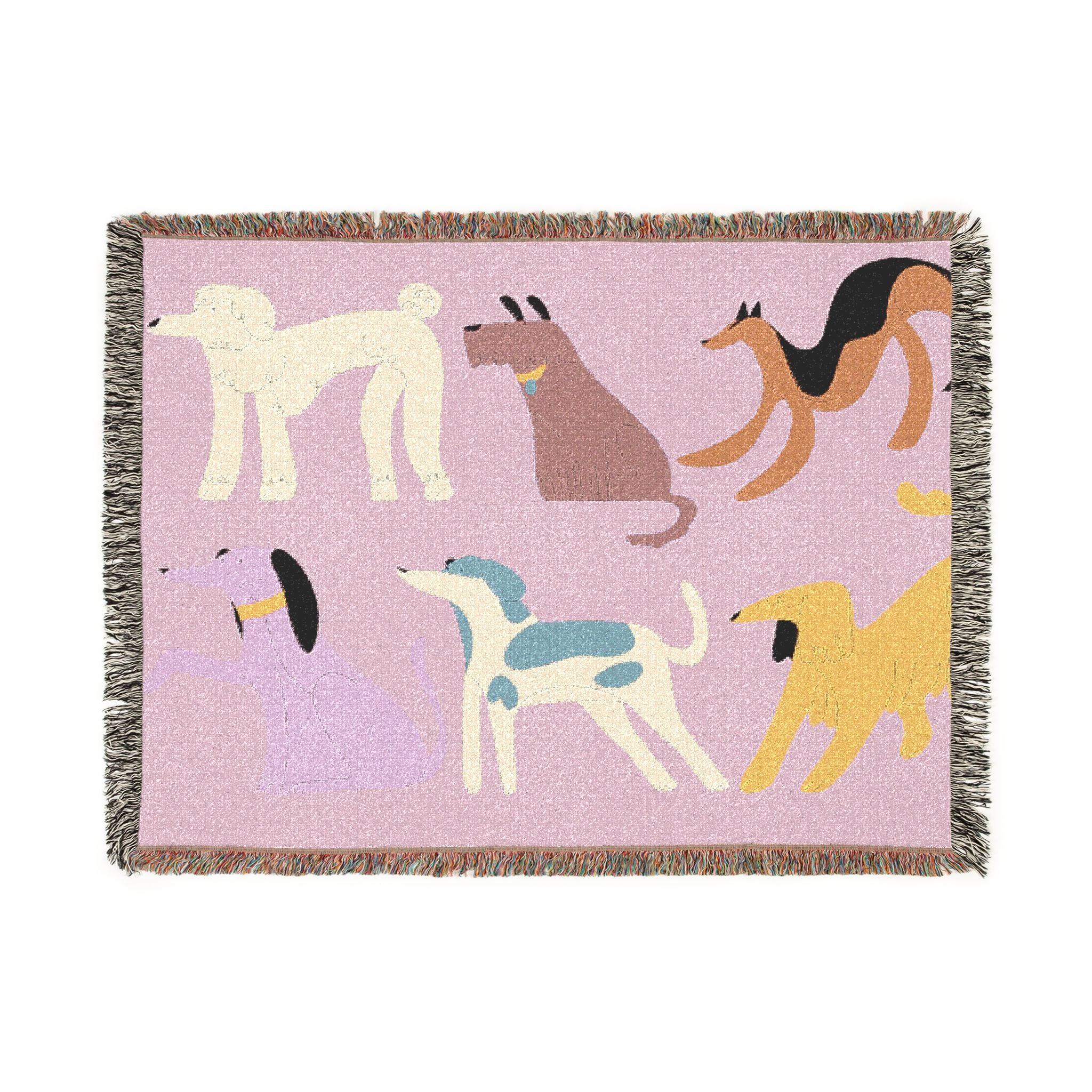 Cotton Woven Blanket — Soft 100% Cotton with Original Print