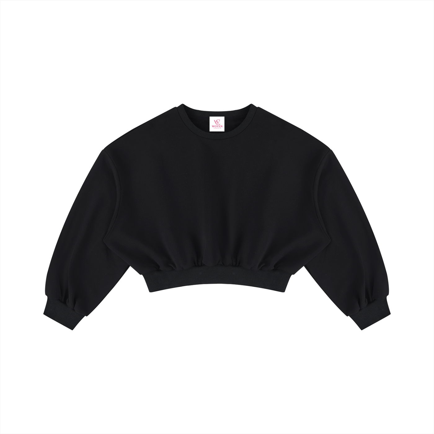 Women's Boxy Cropped Crewneck Sweatshirt