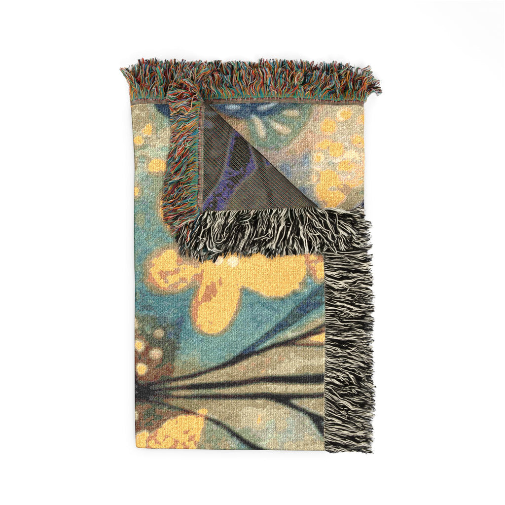 Cotton Woven Blanket — Soft 100% Cotton with Original Print