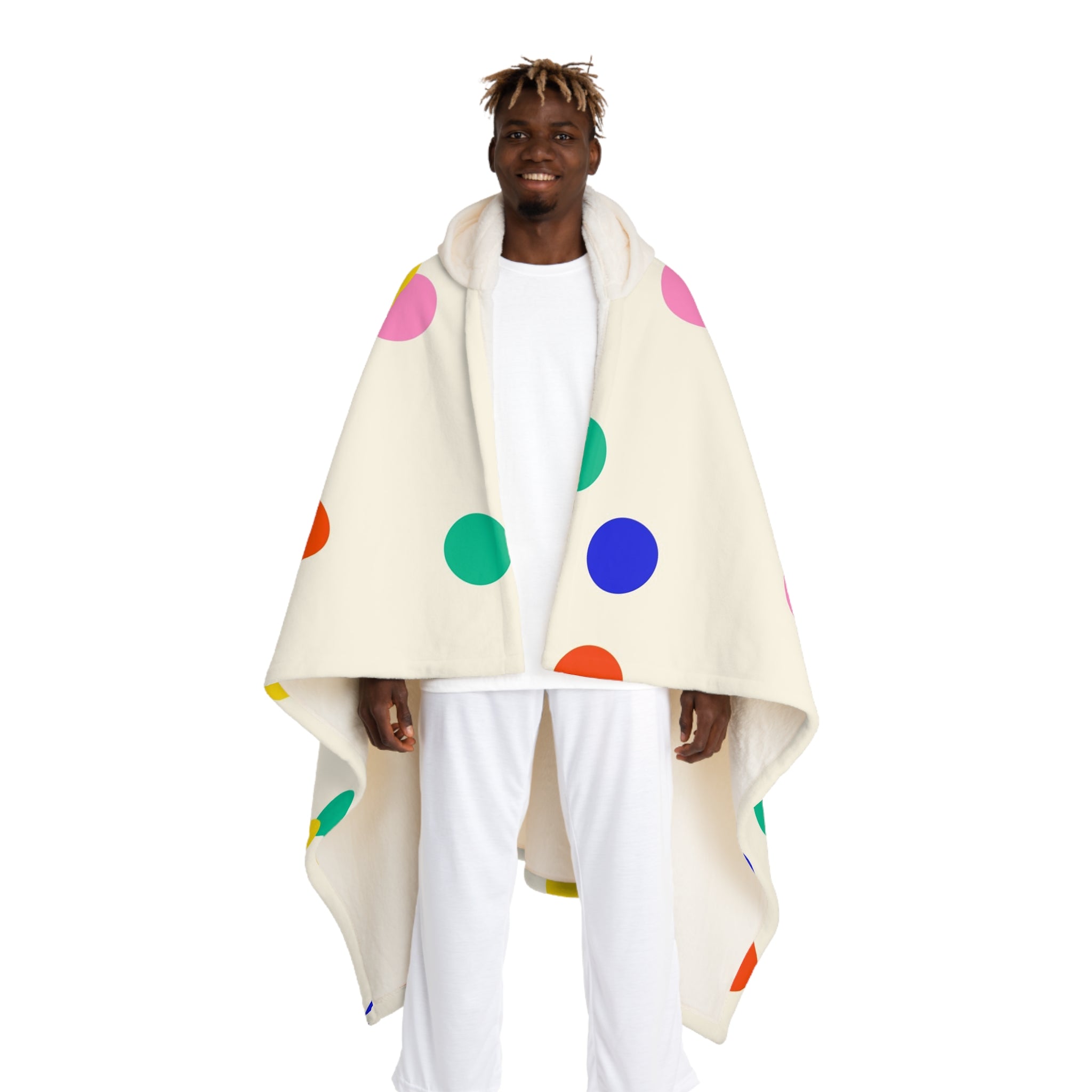 Hooded Sherpa Fleece Blanket