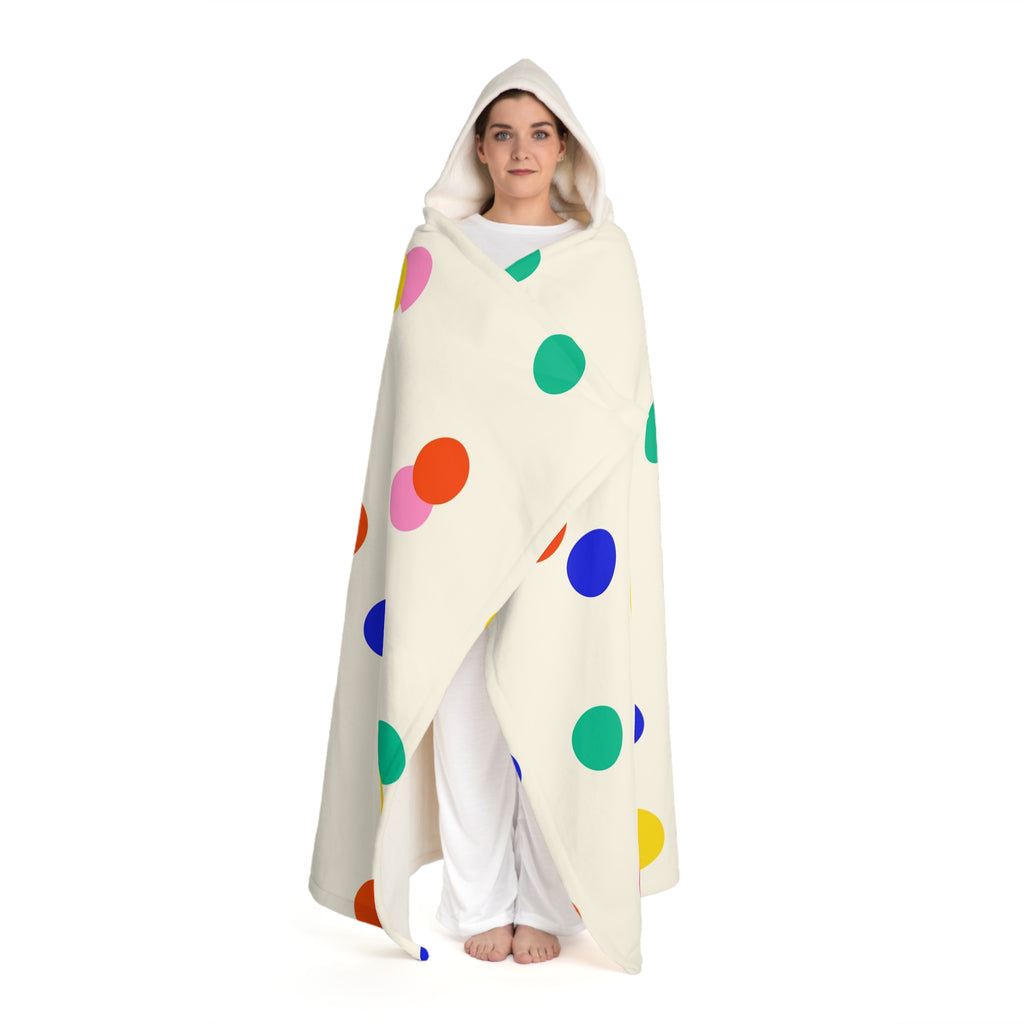 Hooded Sherpa Fleece Blanket