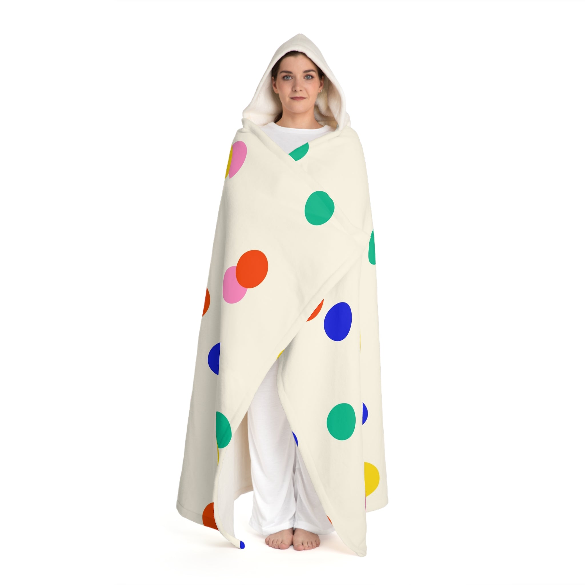 Hooded Sherpa Fleece Blanket