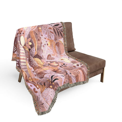 Cotton Cool Comfy Woven Blanket — Lightweight Breathable Throw