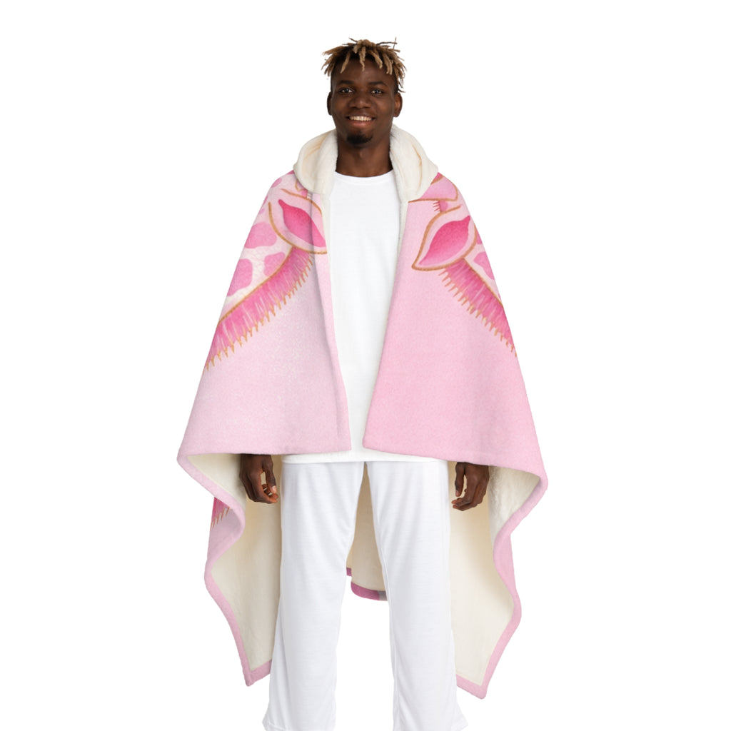 Hooded Sherpa Fleece Blanket
