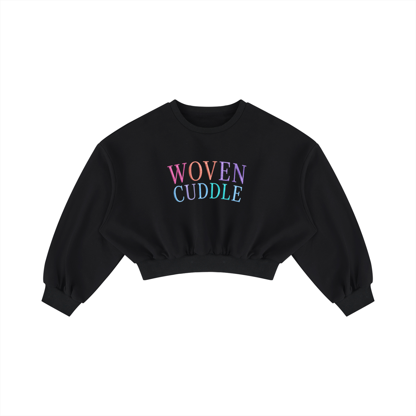 Women's Boxy Cropped Crewneck Sweatshirt
