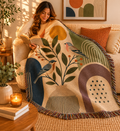 Beautiful nature Cotton Woven Throw Blanket