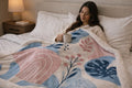 Botanical Sherpa Fleece Blanket