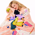 Go girl Sherpa Fleece Blanket