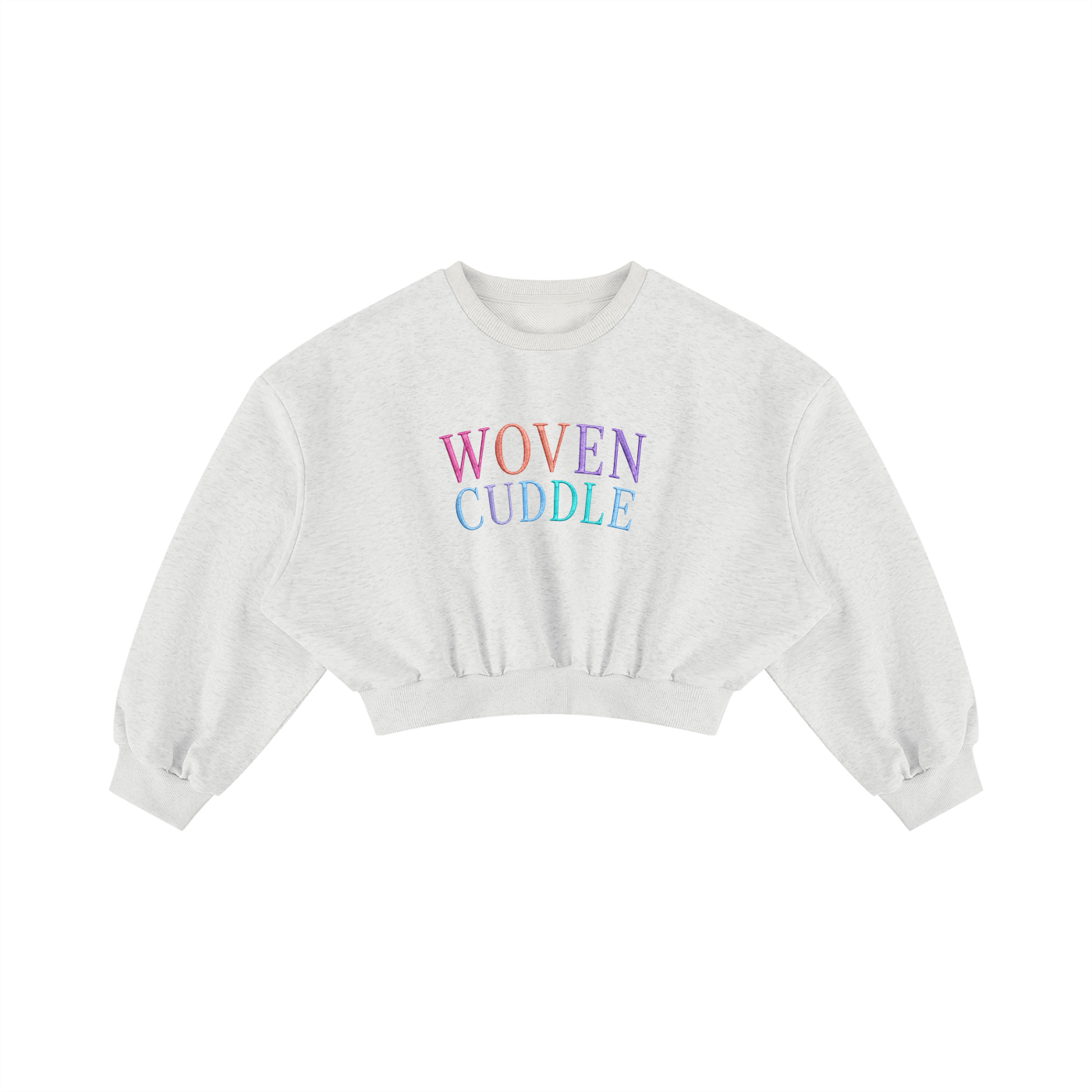 Women's Boxy Cropped Crewneck Sweatshirt